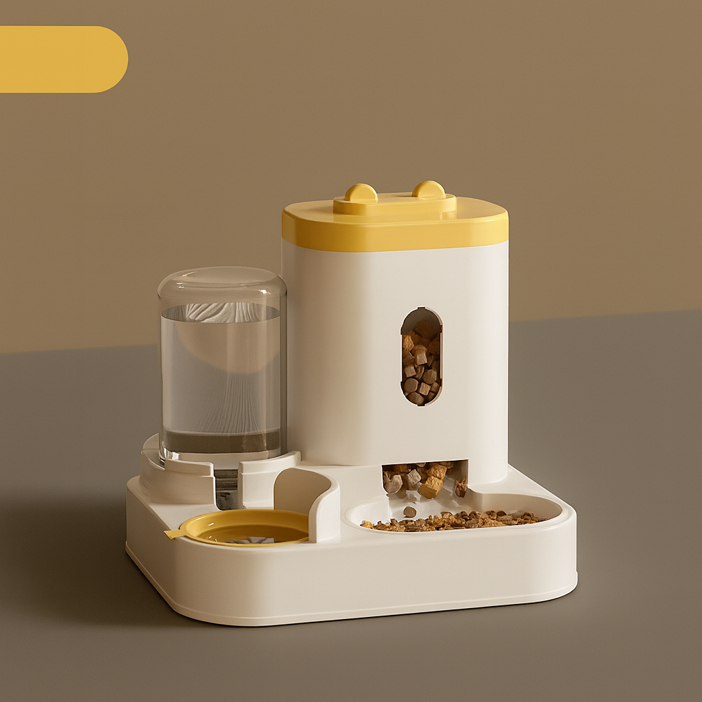 Alimentador Automático 2 em 1 com Bebedouro