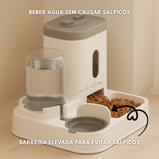 Alimentador Automático 2 em 1 com Bebedouro
