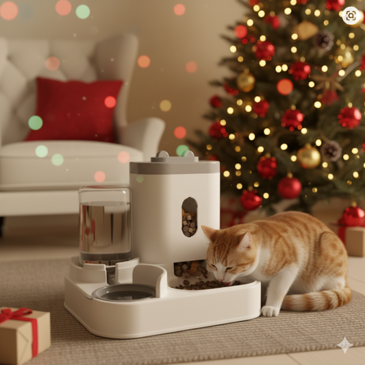 Alimentador Automático 2 em 1 com Bebedouro