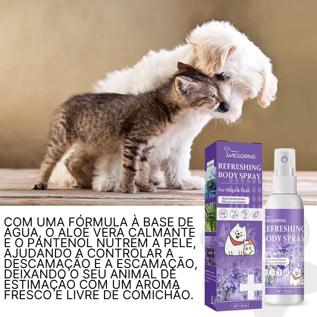 Spray Desodorizador para Animais