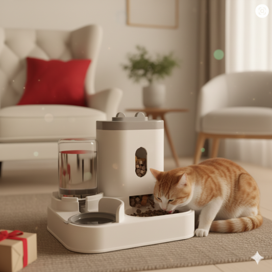 Alimentador Automático 2 em 1 com Bebedouro