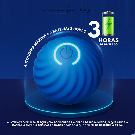 Bola Interativa Automática para Animais