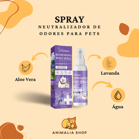 Spray Desodorizador para Animais