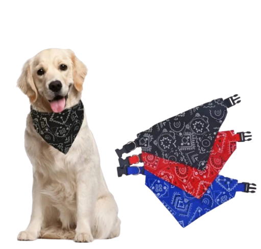 Lenço Ajustável para Animais (Bandana)