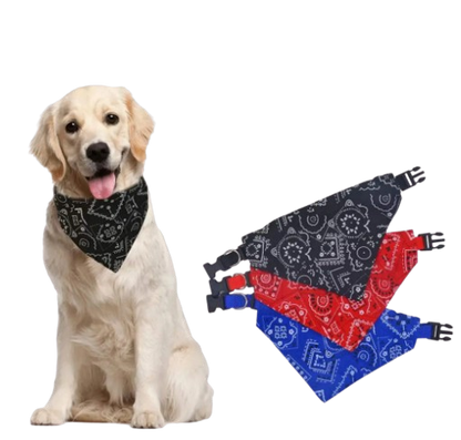 Lenço Ajustável para Animais (Bandana)